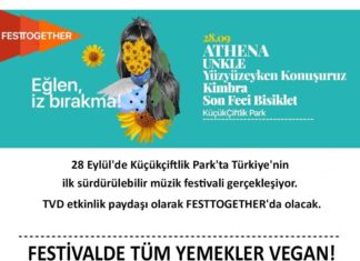 TVD etkinlik paydaşı olarak 28 Eylül’de FESTTOGETHER’da: Eğlen, iz bırakma, vegan beslen!