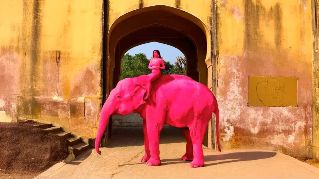 Pembe renge boyanan filin kısa süre sonra ölümü, turizm ve sanat adına hayvan kullanımına yönelik eleştirileri yeniden gündeme taşıdı.